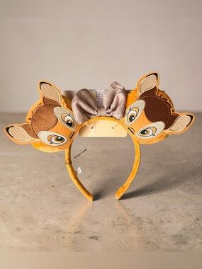 Disney's Bambi Character Headband with Taupe Bow